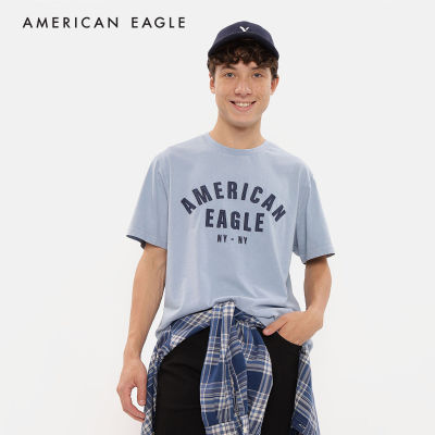 American Eagle Super Soft Logo Graphic T-Shirt เสื้อยืด ผู้ชาย โลโก้ กราฟฟิค (NMTS 017-3109-401)