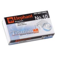 ELEPHANT STAPLES TITANIA ลวดเย็บกระดาษ ตราช้าง NO.10