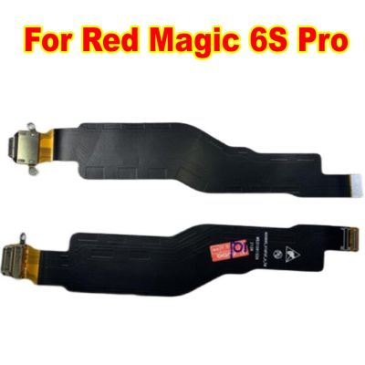 ต้นฉบับสําหรับ ZTE Nubia Red Magic 6S Pro NX669S ไมโครโฟนปลั๊ก USB พอร์ตชาร์จบอร์ด Fast Charge Flex Cable แผ่นรองบอร์ด