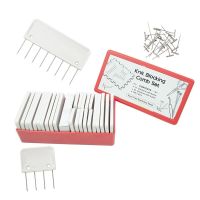 25Pcs Stainless Steel Knitting Blocking Combs &amp; 100Pcs Pins Blocking Knitting Crochet Lace Needlework Knit Set