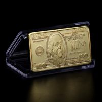 【CC】♕┅  REPLICA 1PC Bullion Bar US  Coin Original Currency Souvenir Commemorative Coins