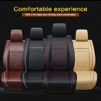 Universal Car Seat Cover Car Seat Cushion Leather Car Seat Mat สำหรับ Myvi Axia และอื่นๆ