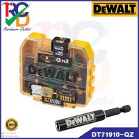 DEWALT ชุดดอกไขควง FLEXTORQ 25 ชิ้น + ปลอกแม่เหล็ก PH2 x3, PZ2 x3, T10 x2, T15, T20 x3, T25 x3, รุ่น DT71910-QZ