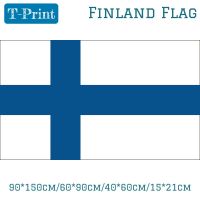 90*150cm/60*90cm/40*60cm/15*21cm Finland Flag Finnish  Celebration Dacron Flags Pipe Fittings Accessories