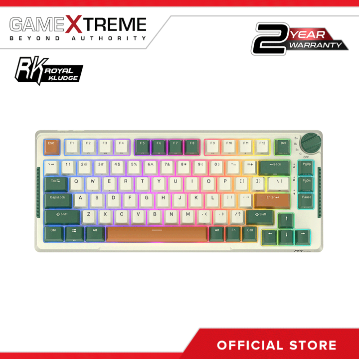 Royal Kludge RKH81 Tri Mode RGB 81 Keys Hot Swappable Mechanical ...