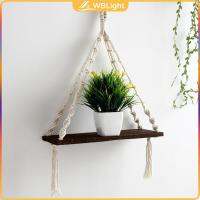 WBLight Triangle ชั้นลอย Macrame สำหรับปลูกต้นไม้