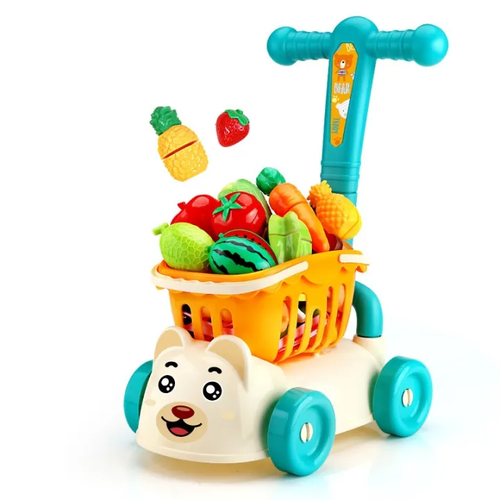 yohei-รถเข็นช้อปปิ้งเด็ก-รถเข็นช็อปปิ้ง-รถเข็นซุปเปอร์มาร์เก็ต-บทบาทสมมุติ-ของเล่นเด็ก