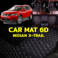 พรมปูพื้นรถยนต์ พรม6D ตรงรุ่น สำหรับ NISSAN X-TRAIL แถมฟรี ที่หุ้มเบล์ท 2 ชิ้น มูลค่า 490 บาท (มีสีให้เลือก10สี)