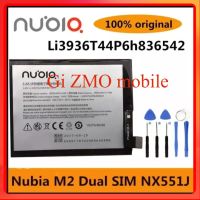 แบตเตอรี่ ZTE Nubia M2 Nubia M2 Dual SIM,nubia M2 Dual SIM TD-LTE, NX551J Li3936T44P6h836542 3630mAh ส่งจาก กทม แถมฟรี ชุดถอด