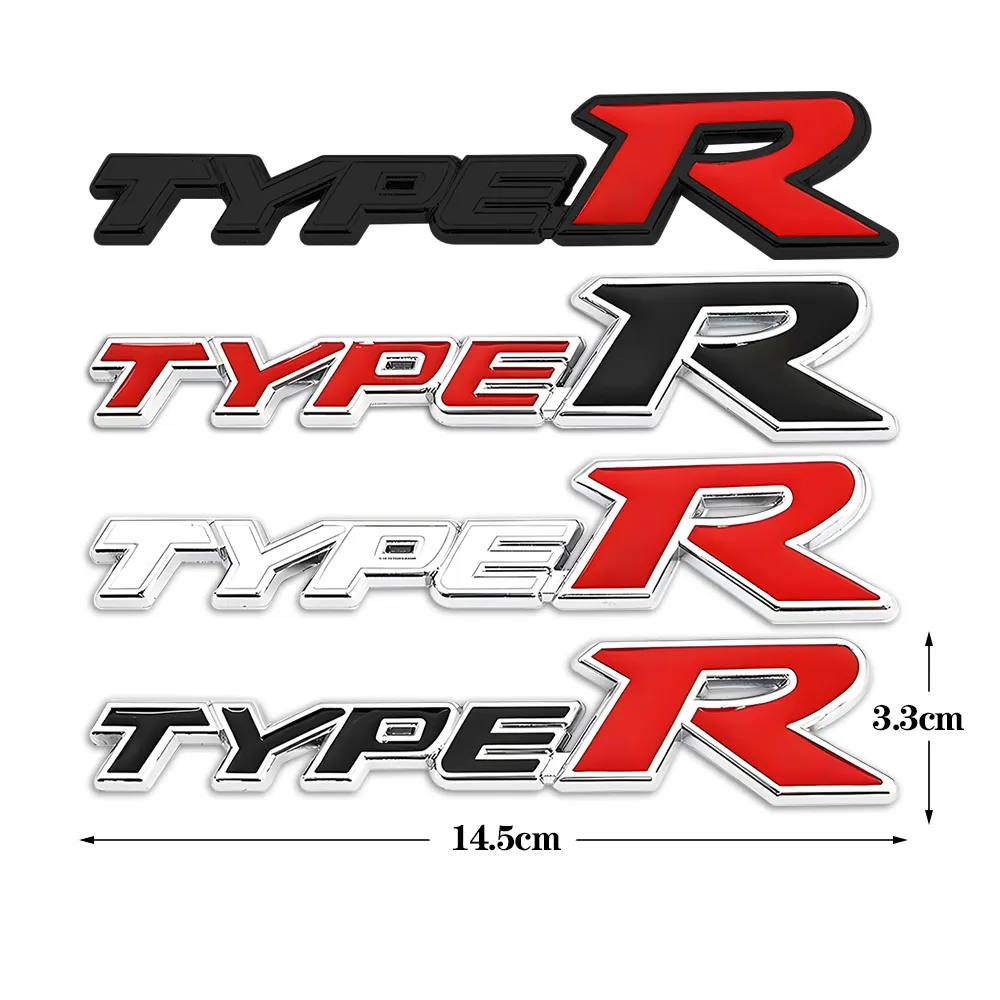 3D Ba Chiều Hợp Kim Kẽm Xe Trang Bị Thêm Logo Typer Rr Mugen Loại R Logo Cơ  Thể Phía Sau Cho Honda | Lazada.Vn