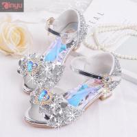 ஐ✚ Girls Sandals Korean Shoes Children Childrens New Style Summer High Heels Medium Big Kids Princess