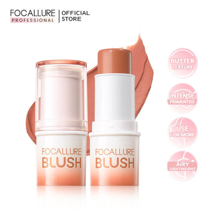 FOCALLURE Pro Cream Butter Multiuse Blush Stick Lazada Singapore
