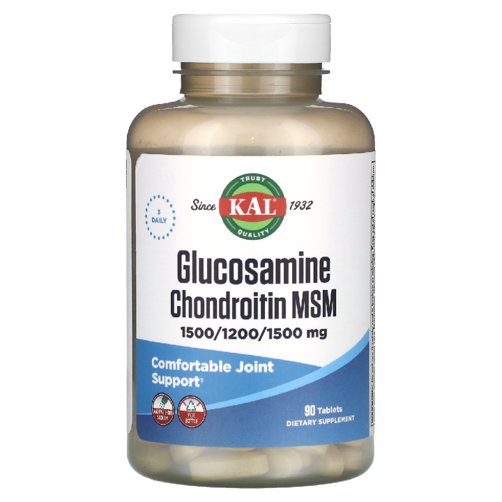 KAL, Glucosamine Chondroitin MSM, 90 Tablets Lazada PH