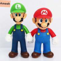 รูปปั้น Kids Toys AMEAH ของตกแต่งเดสก์ท็อปคอลเลกชันโมเดลเคลื่อนไหวมาริโอ้ Luigi หุ่นแอคชั่นของเล่นฟิกเกอร์โมเดล Super Mario Bros. ของเล่นโมเดล