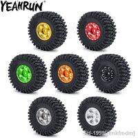 ◎◇卐 YEAHRUN 4PCS 1.0 Beadlock Roda Pneus para 1/18 TRX4M Defender 1/24 SCX24 Crawler Peças de Atualização Do Carro