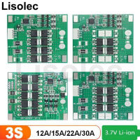 BMS 3S 12v 12A 22A 30A balance protection board tools 11.1v 18650 21700 Li-ion lithium battery charge discharge plates PCB