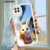 เคสมือถือ Jinsouwe เคส Nova7i 7i สำหรับ Huawei Nova เด็กผู้หญิงลายการ์ตูนกระต่ายปกหนังคลุมเต็ม