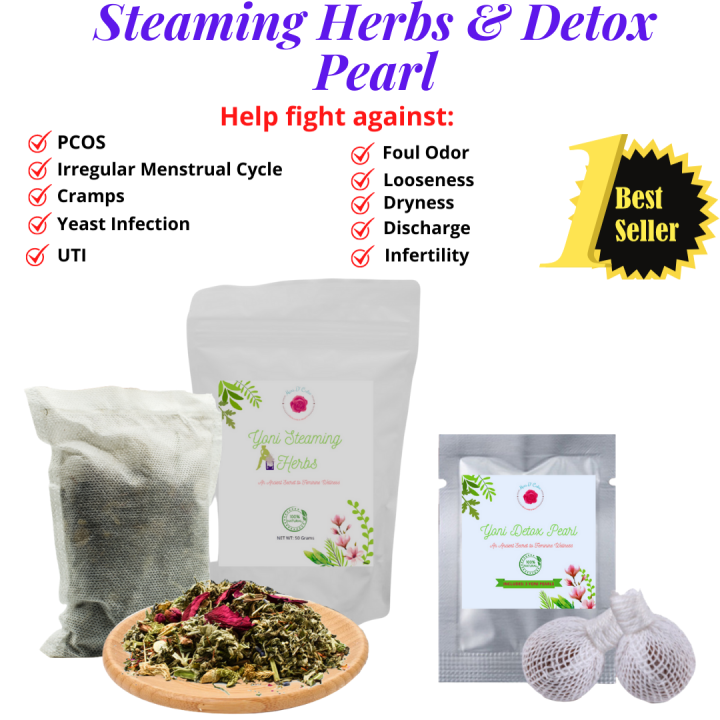 BEST SELLING 100 Yoni pearl and Steaming Herbs High quality with no