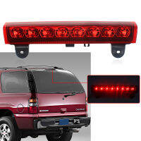 LED Third 3rd Brake Tail Light Center High Mount Stop Light Lamp for 2000-2006 Chevy Suburban Tahoe Red Black