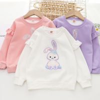 [COD] 2022 Childrens Wear New Sweater Flying Sleeves Round Neck Sleeve Pullover Top Piece Delivery