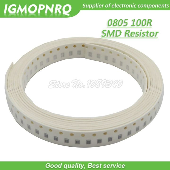 300pcs 0805 SMD Resistor 100 ohm Chip Resistor 1/8W 100R ohms 0805 100R