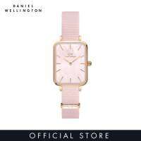 Daniel Wellington Quadro 20X26มม. ปะการังทองคำสีกุหลาบแม่มุกนาฬิกาข้อมือหน้าปัดกลม-นาฬิกาสำหรับผู้หญิง-นาฬิกาผู้หญิง-นาฬิกาแฟชั่น-DW ทางการ-แท้-Jam Tangan