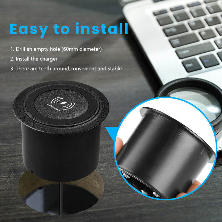 wireless-charger-18w-furniture-desktop-embedded-fast-wireless-charger-สำหรับ-11-x-samsung-table-office-phone-charger