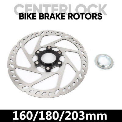 160มิลลิเมตร180มิลลิเมตร203มิลลิเมตร Centerlock ดิสก์เบรกใบพัดดิสก์เบรกไฮดรอลิศูนย์ล็อคถนนภูเขาดิสก์เบรกโรเตอร์ชิ้นส่วนจักรยาน