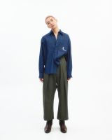 ROSEROMPSTUDIO , MINE PANTS , (OLIVE) กางขายาวผู้ชาย กางเกงทรงหลวม