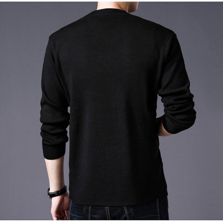 fashion-solid-color-single-breasted-slim-cardigan-men-casual-v-neck-sweater-men