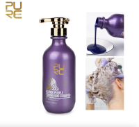 PURC Purple Granny Grey Color Protection 500ml Smooth Purple Shampoo ( แชมพูลดเม็ดสีเหลืองดีที่สุด พร้อมเทคนิค)