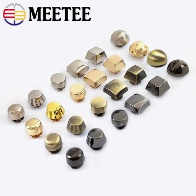 ：“{—— 20Pcs Meetee Rivets Nails For Bag Hardware Handbag Decorative Studs Button Nail Metal Buckles Clasp Snap Hook DIY Leather Craft