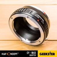 K&amp;F CY-M43 Adapter แปลงเลนส์ Contax / Yashica ( CY Mount ) เพื่อเอามาใส่กล้อง Olympus และ Panasonic Mirrorless ( Lens mount adapter Mount CY For Olympus and Panasonic Lumix ) ( เมาท์แปลง อแดปเตอร์ ) ( CY-M43 / CY-M4/3 ) ( CY M43 / CY M4/3 ) ( Geekster )