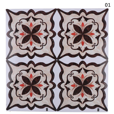 36pcs Self Adhesive PVC Ceramic Tile Waterproof Wall Art Diagonal Floor Stickers