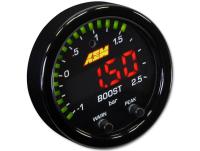 เกจวัดบูส AEM X-SERIES Boost Pressure Gauge 35 ปอนด์ / 2.5 บาร์ (30-0306)