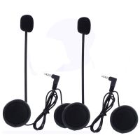 2PCS 3.5MM V6 V6 Pro Accessories Earphone Speaker Microphone For V4/V6 Motorcycle Helmet Bluetooth Intercom