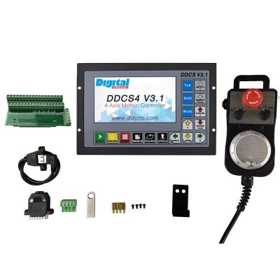 ◎✥₪ DDCSV 31 4 Achsen G Code CNC Offline Stand Alone Controller Für Gravur Fräsen Maschine DDCS V3.1 4-achse E-Stop MPG Handrad