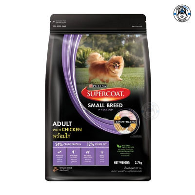 Supercoat Adult Small Breed with Chicken อาหารสุนัขโตพันธุ์เล็ก รสไก่