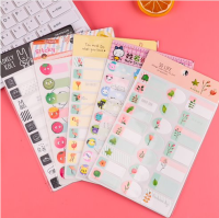 ถูกจริต (4 Pcs)  Sticker Name สติกเกอร์สำหรับเขียนชื่อ. กันน้ำ สติ๊กเกอร์ญี่ปุ่น กันน้ำ สติกเกอร์ชื่อ ลายการ์ตูนน่ารักๆ ติดของ สติ๊กเกอร์กรอบ