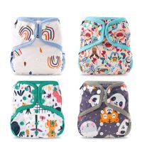 【CC】 Elinfant Baby Diaper Cover Leakproof Adjustable 8 - 35pounds Reusable Washable Nappies