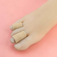 ☫ 1pcs Anti-Wear Fiber Gel Tube Toe Finger Protector Pedicure Corn Callus Pain Relief Foot Care Cap Cover Separator Silicone