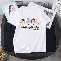 เสื้อยืดแขนสั้นพร้อมส่ง 10สี ลายการ์ตูน ขายดีตามเทรนต์ ลายน่ารัก สีสันสดใส่น่ารัก ใส่ได้ทั้งหญิงและชาย (S-3XL) ***ปลีก-ส่ง*** BK-501