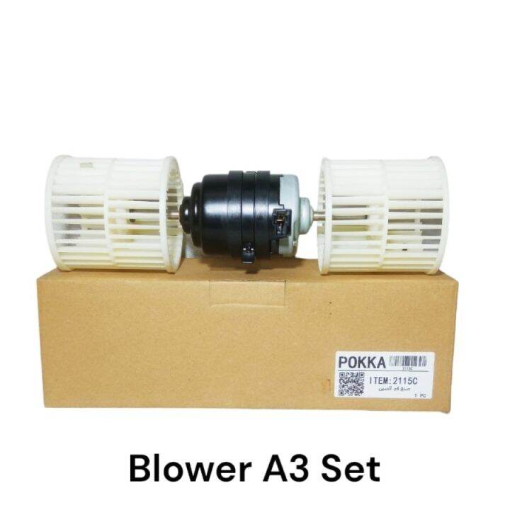 MOTOR BLOWER AC A3 ELF KIJANG KAPSUL SUPER ISUZU PANTHER R134A 12V SET