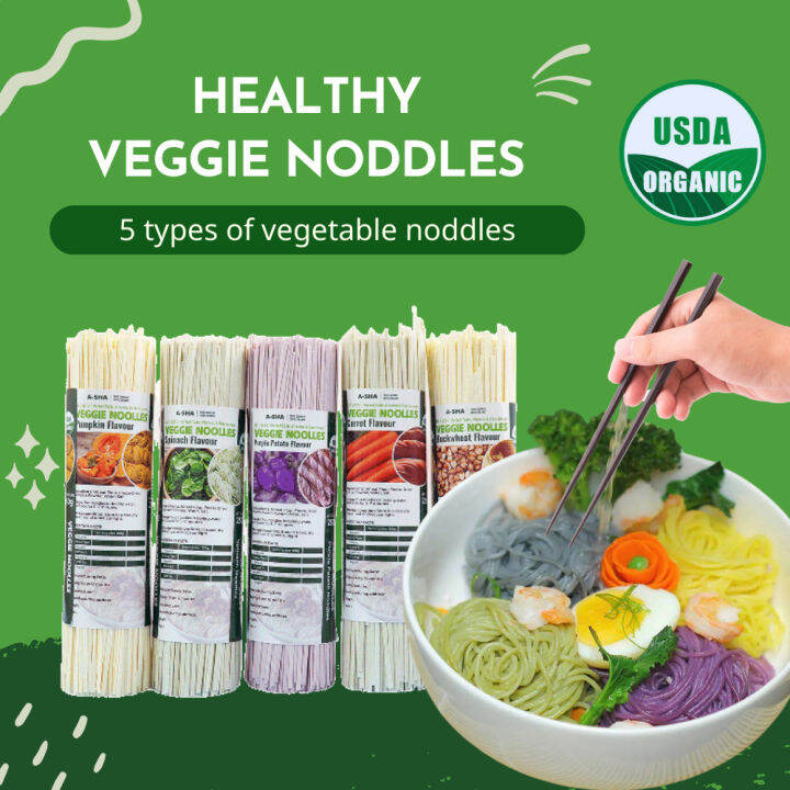 Veggie noodles Asha healthy low carb veggie non fat noodles with 5