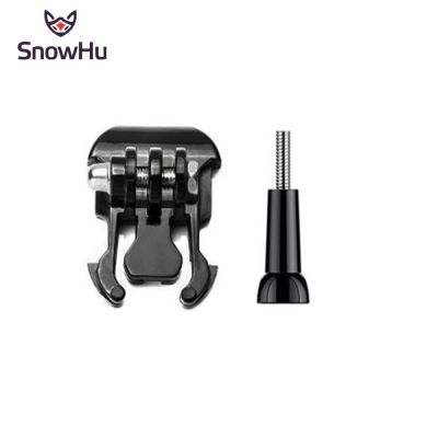 【The-Best】 SnowHu สำหรับอุปกรณ์เสริมฐานกิจกรรมสกรูยาว Mount สำหรับ Go Pro Hero 9 8 7 6 5 4 3 + 2สำหรับ SJ4000 4K + GP07กล้อง