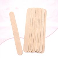 【LZ】▥✧  10 pçs de madeira espátula língua depressor descartável bambu tatuagem cera corpo médico remoção do cabelo vara língua depressor