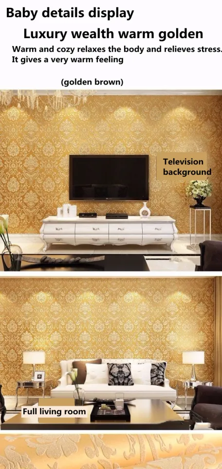 wallpaper dinding bilik tidur wall paper 3d adhesive water proof