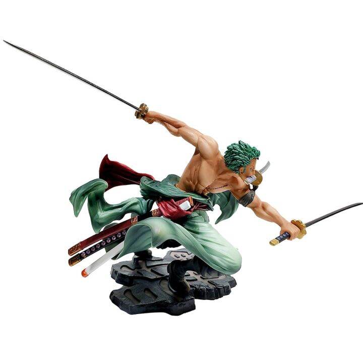 18cm-one-piece-luffy-figure-roronoa-zoro-three-blade-sa-maximum-manga-anime-statue-pvc-action-collection-model-toys-for-children