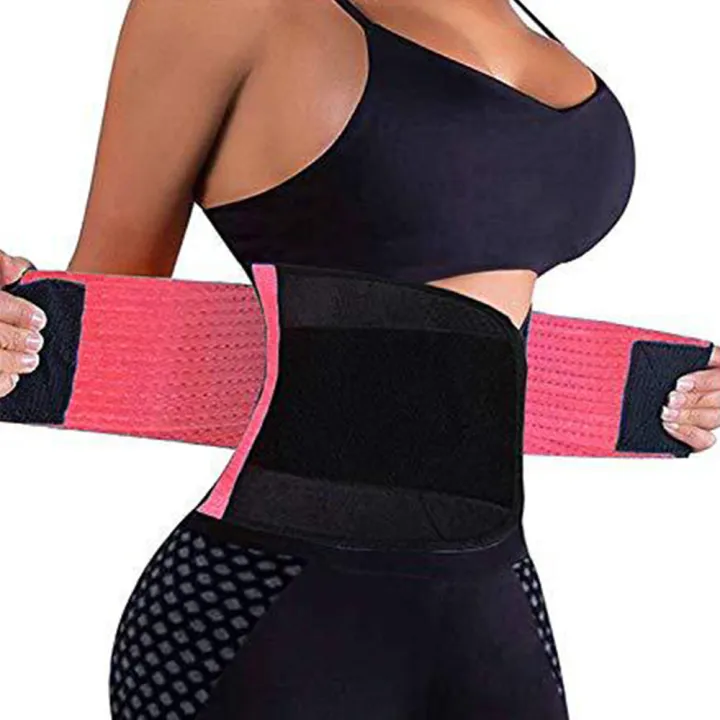 TOSPRA Ladies Waist Training Strip Sports Abdominal Belt BreathableAdjustable Premium Waist Trimmer Band Stomach Workout