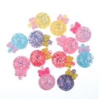 Yingke 50ชิ้น21x1 6มม. Resin Bening Lollipop Cabochon Flatback ตกแต่งงานฝีมือประดับสำหรับสมุดภาพ Diy เครื่องประดับ